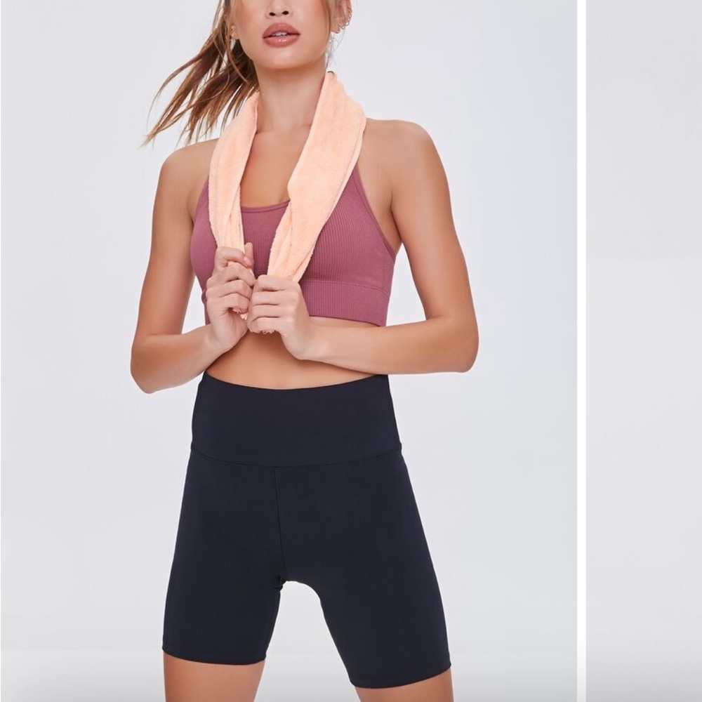 Active High Waisted Biker Shorts